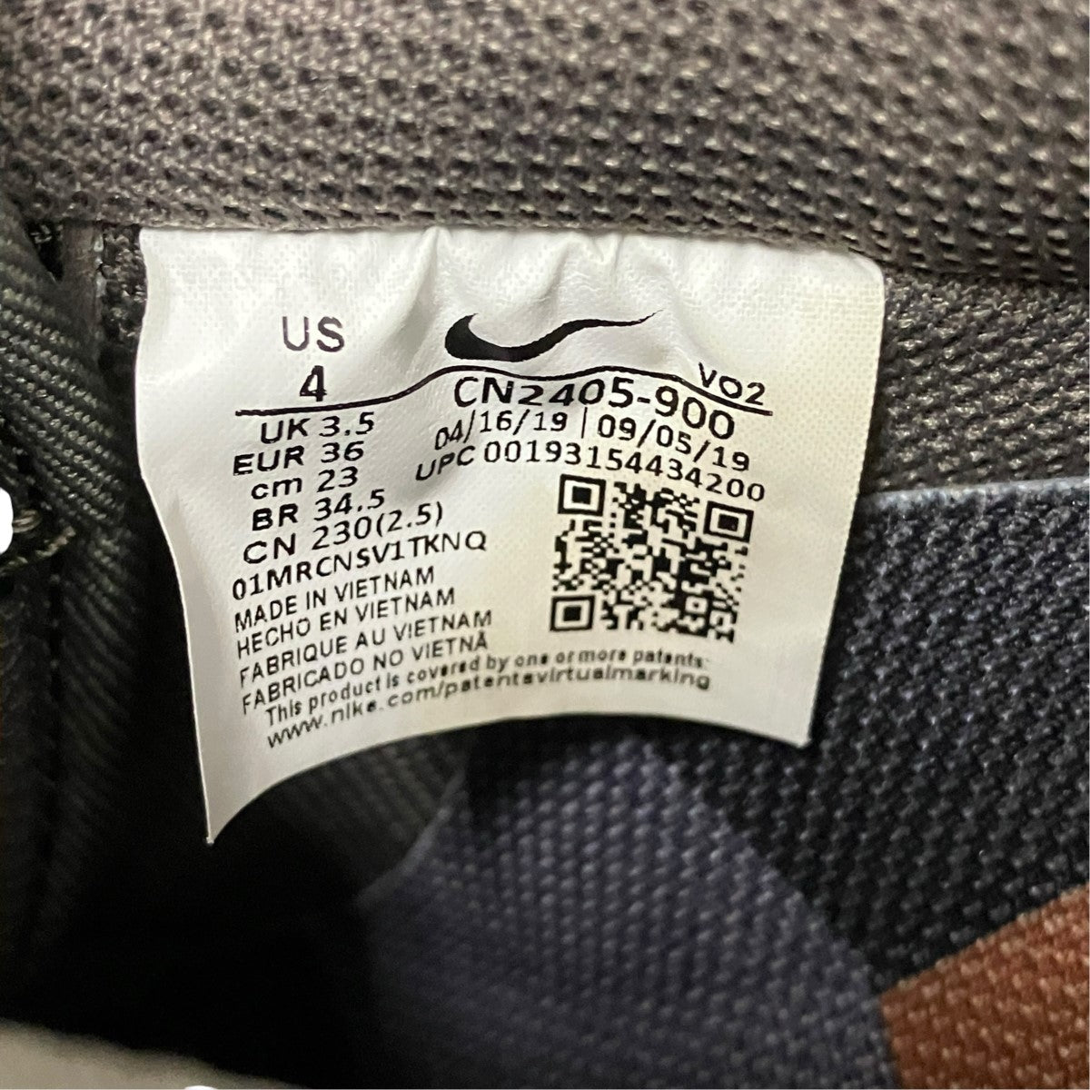 NIKE×TRAVIS SCOTT AIR FORCE 1 LOW CACTUS JACKローカットスニーカーCN2405-900 古着・中古-7枚目のアイテム画像