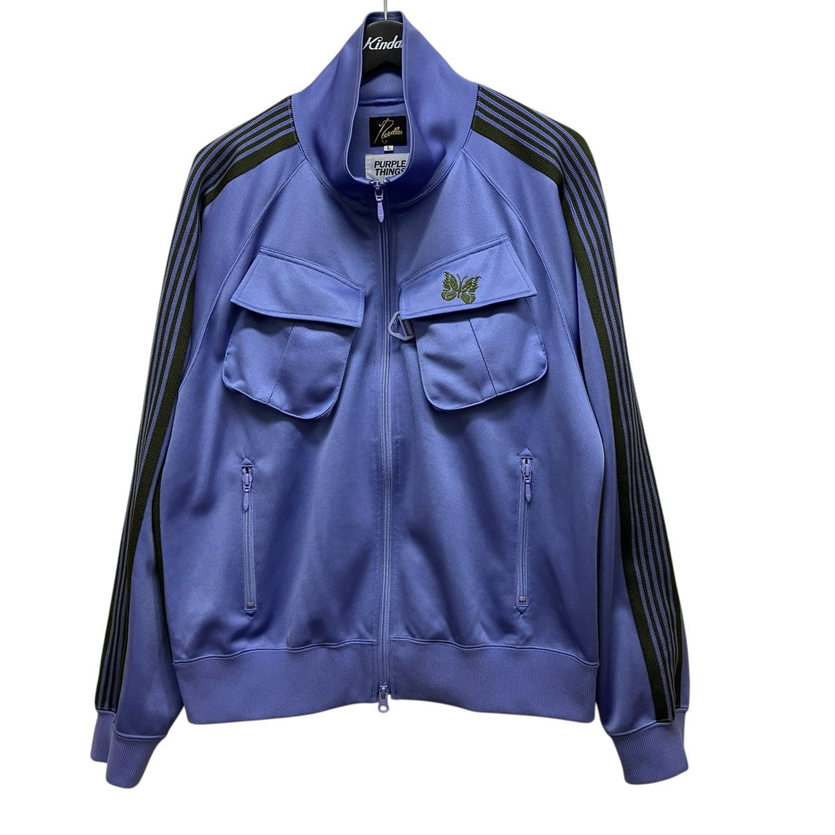 Needles×purple things ジップアップトラックジャケットMR397 古着・中古-1枚目のアイテム画像