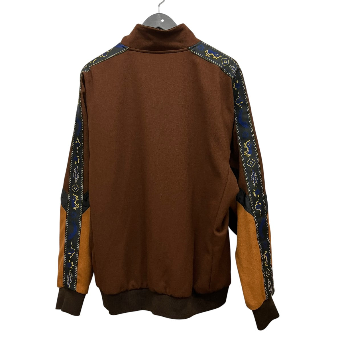 Stretch georgette blousonジップアップトラックジャケットTV22-JC355