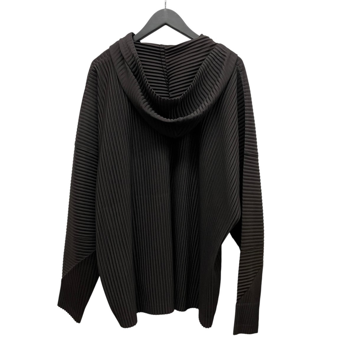 HOMME PLISSE ISSEY MIYAKE フーデッドプリーツパーカーHP91JK106 古着・中古-2枚目のアイテム画像