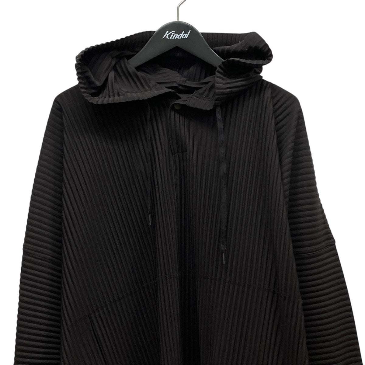 HOMME PLISSE ISSEY MIYAKE フーデッドプリーツパーカーHP91JK106 古着・中古-3枚目のアイテム画像