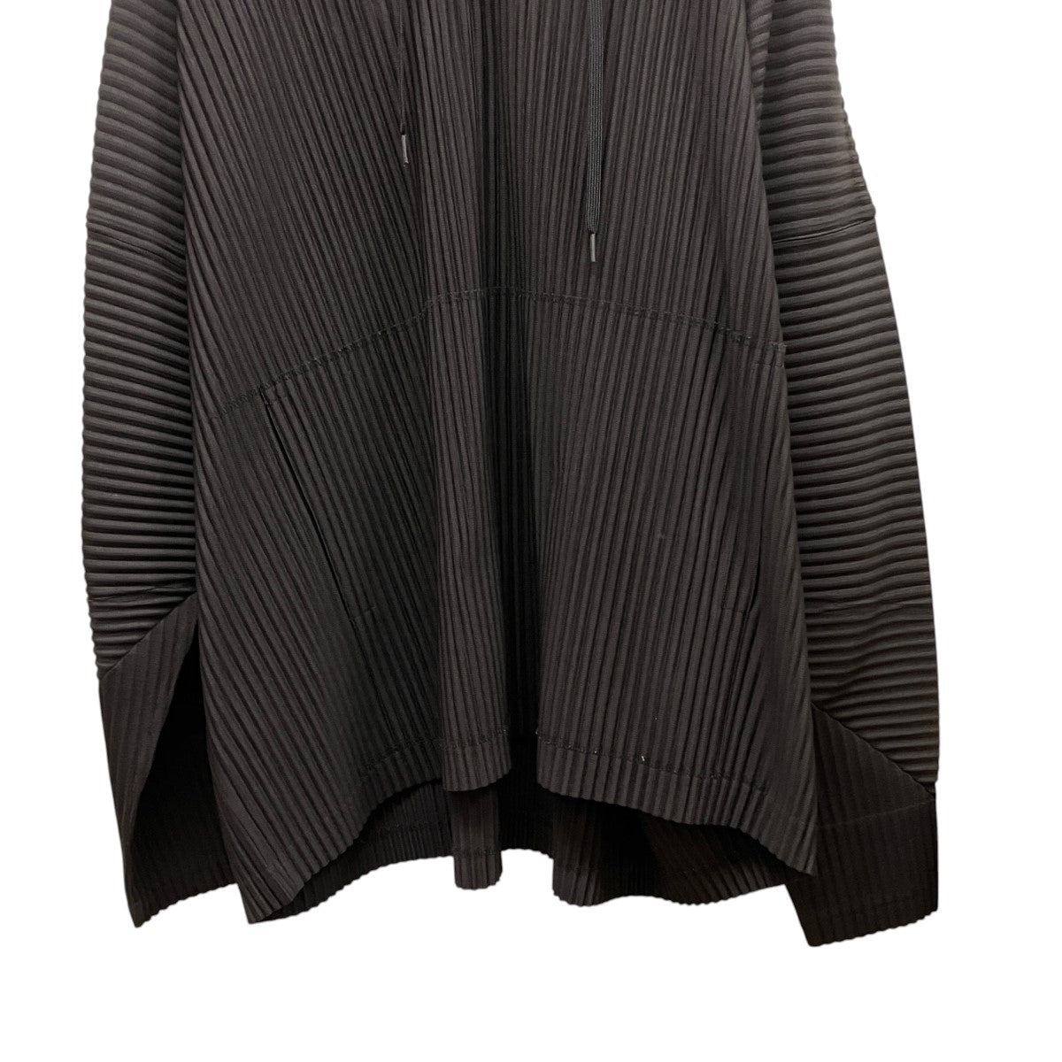 HOMME PLISSE ISSEY MIYAKE フーデッドプリーツパーカーHP91JK106 古着・中古-4枚目のアイテム画像