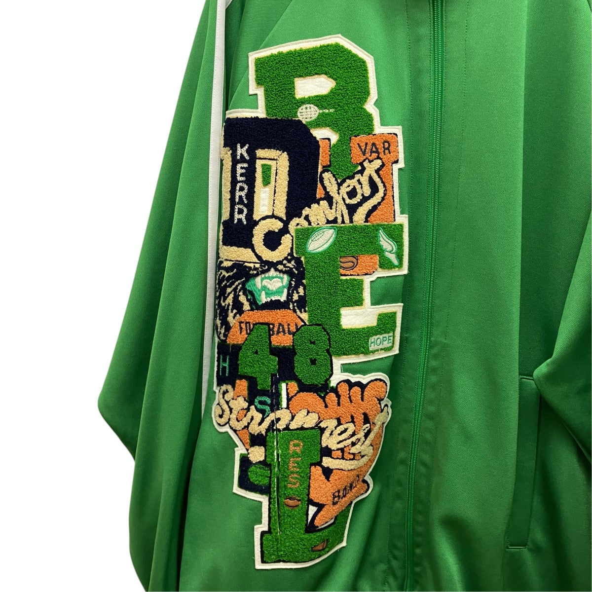 doublet×WISM CHAOS LETTERED PATCHES TRACK JACKETジップアップワッペントラックジャケット21AW55WMTT 古着・中古-5枚目のアイテム画像