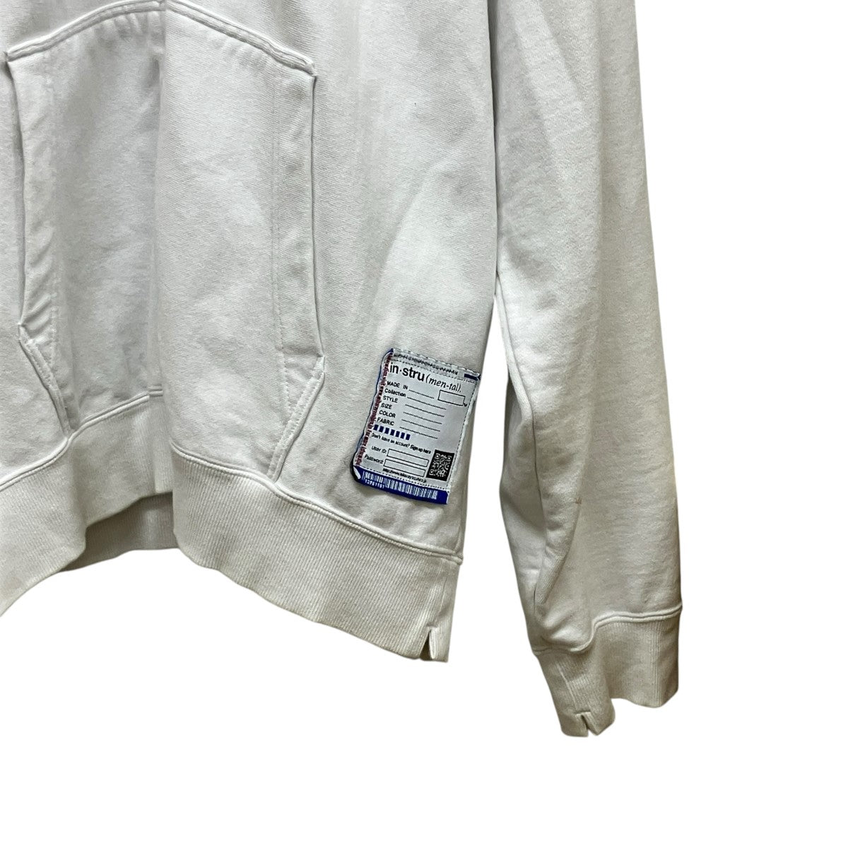 Maison MIHARA YASUHIRO FRENCH TERRY ZIP PARKAフーデッドジップアップパーカーI13PK521 古着・中古-4枚目のアイテム画像