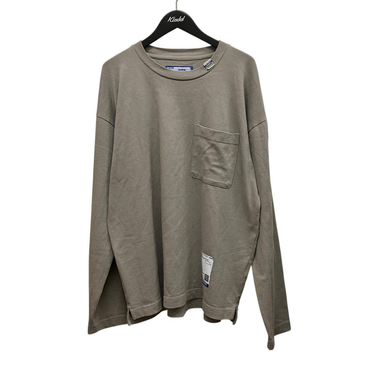 Maison MIHARA YASUHIRO HEAVY WEIGHT JERSEY POCKET LS TEE胸ポケロングスリーブカットソーI12LT511 古着・中古-1枚目のアイテム画像
