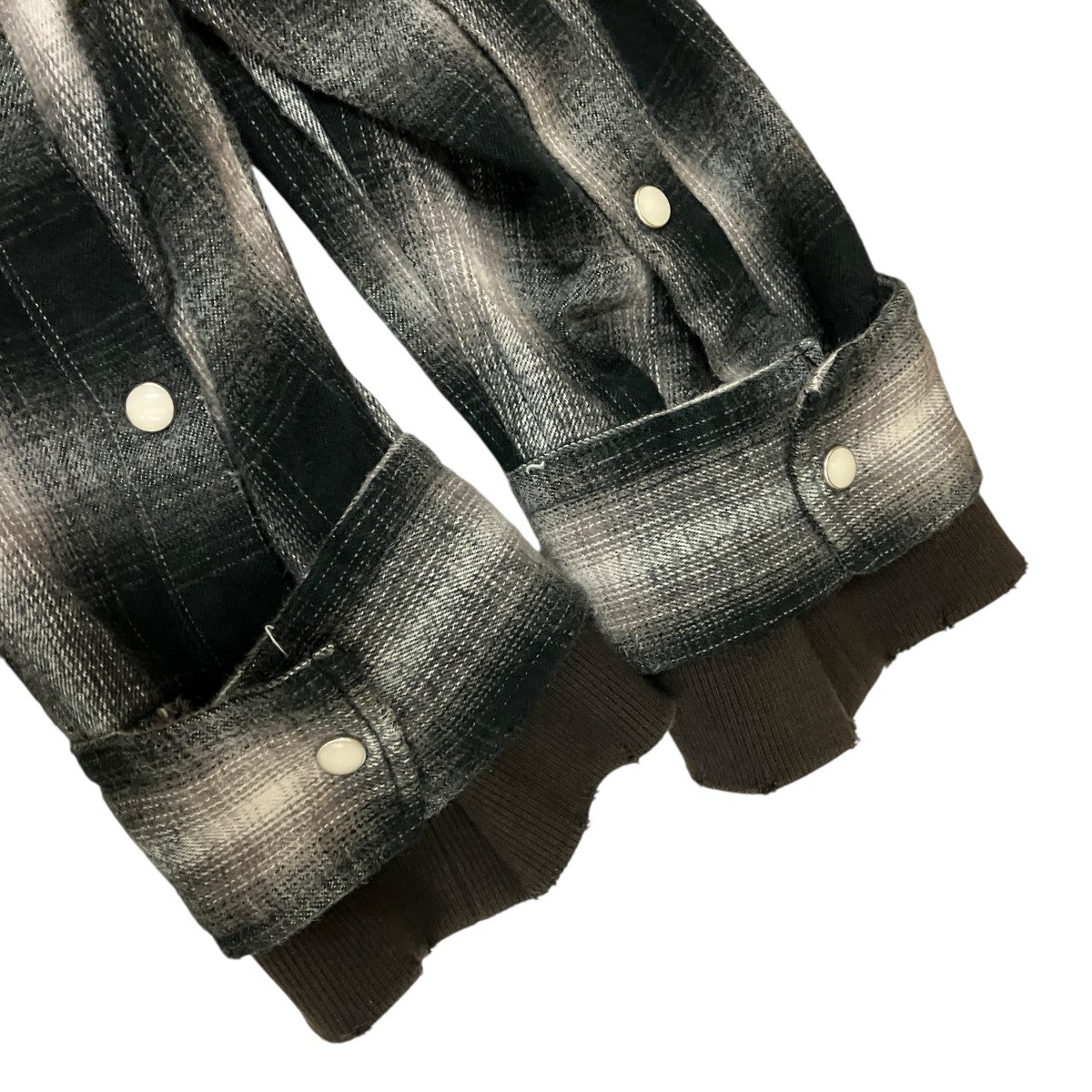 Maison MIHARA YASUHIRO スウェット パーカー チェック シャツJ13SH182 古着・中古-5枚目のアイテム画像