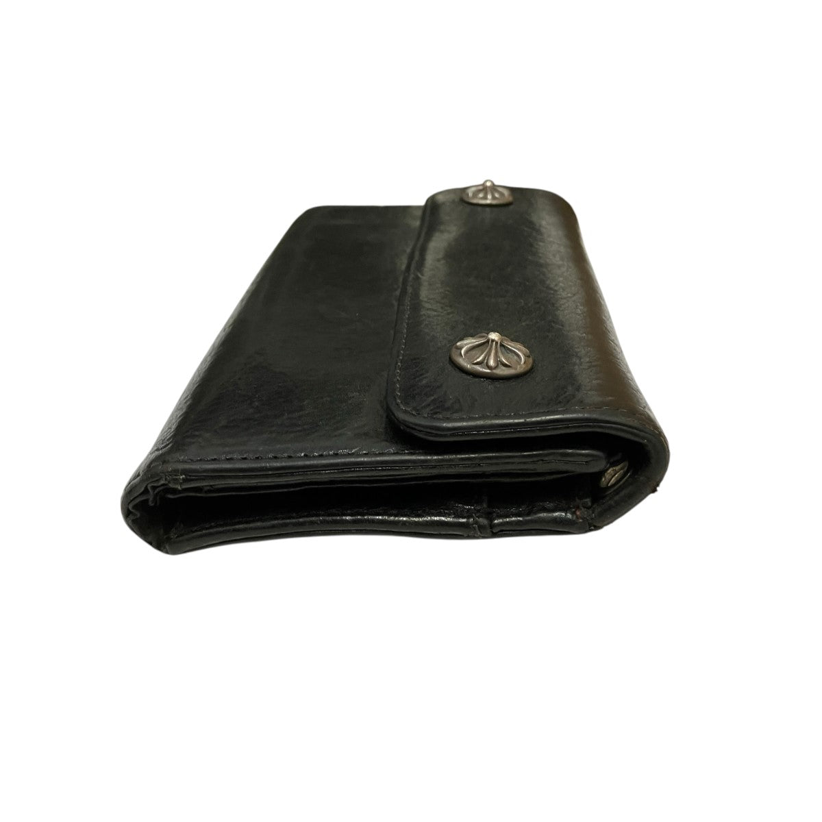 CHROME HEARTS ウェーブクロスボールロングウォレット 古着・中古-3枚目のアイテム画像