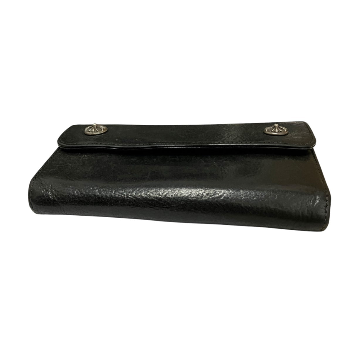 CHROME HEARTS ウェーブクロスボールロングウォレット 古着・中古-4枚目のアイテム画像
