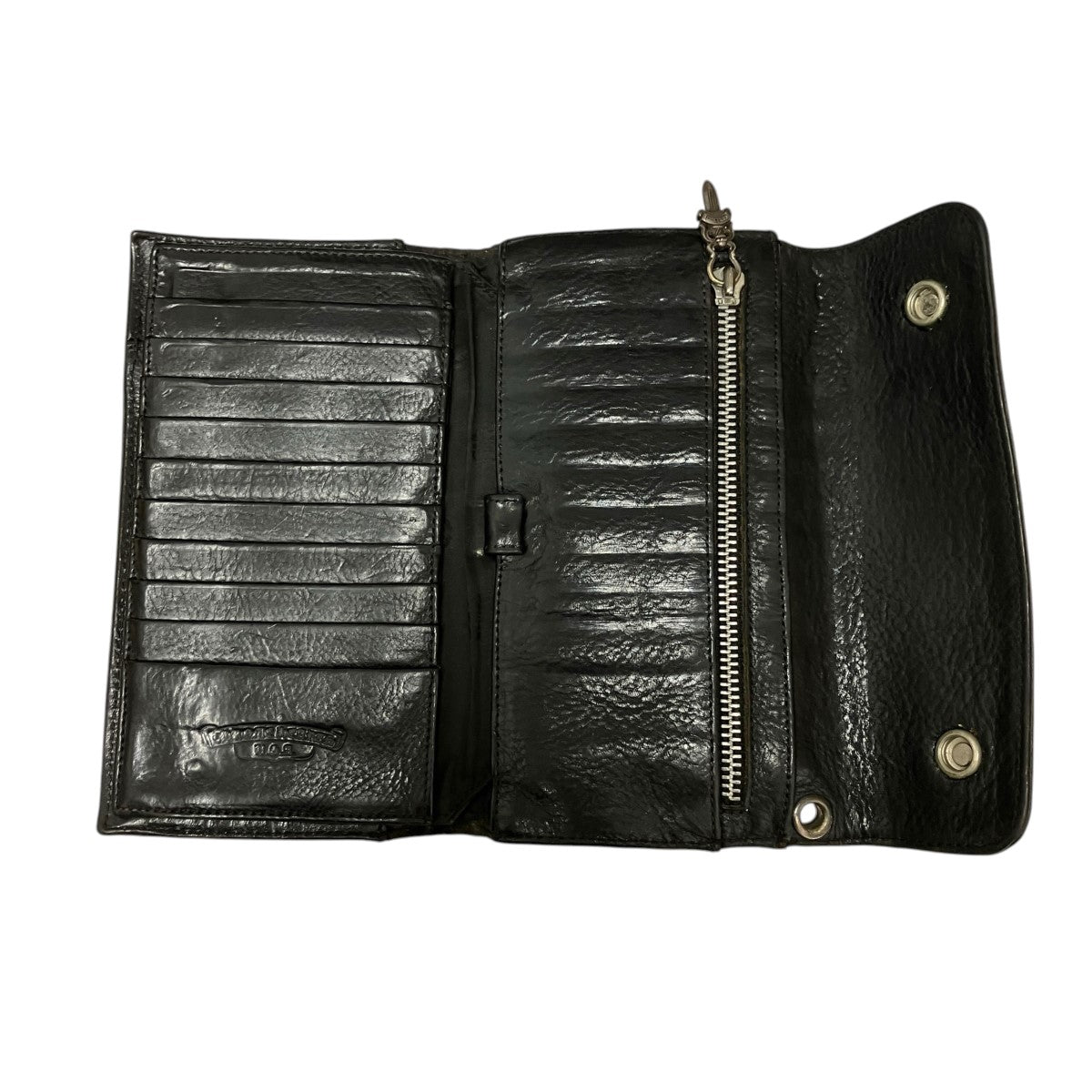 CHROME HEARTS ウェーブクロスボールロングウォレット 古着・中古-6枚目のアイテム画像