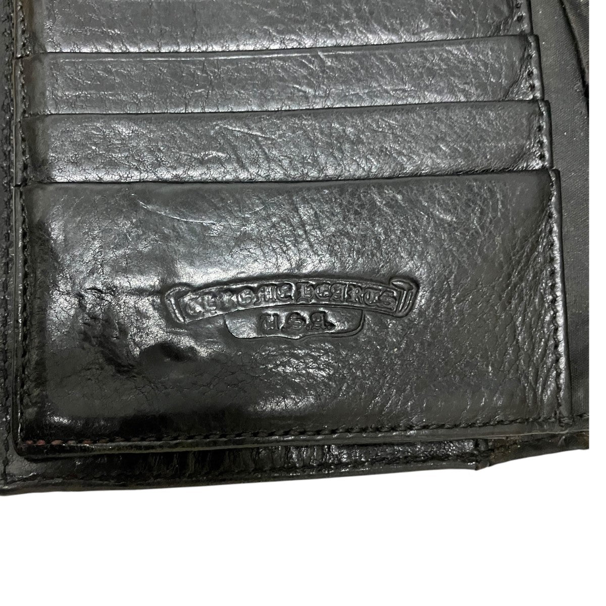 CHROME HEARTS ウェーブクロスボールロングウォレット 古着・中古-7枚目のアイテム画像