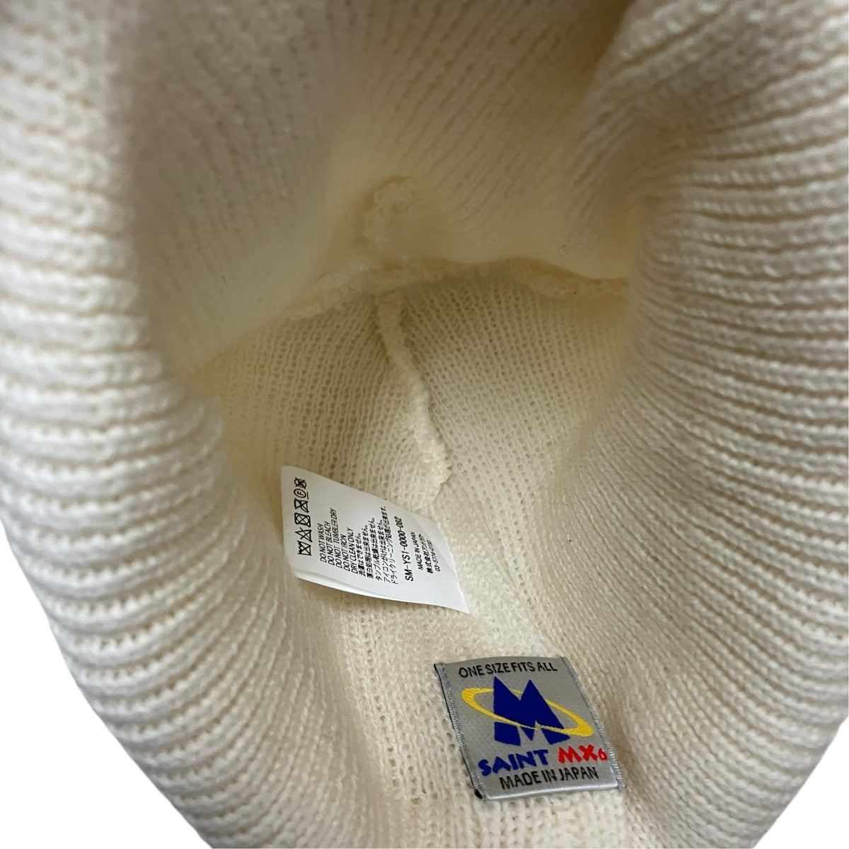 SAINT MICHAEL SAINT KNIT CAPロゴニット帽SM-YS1-0000-082 古着・中古-6枚目のアイテム画像