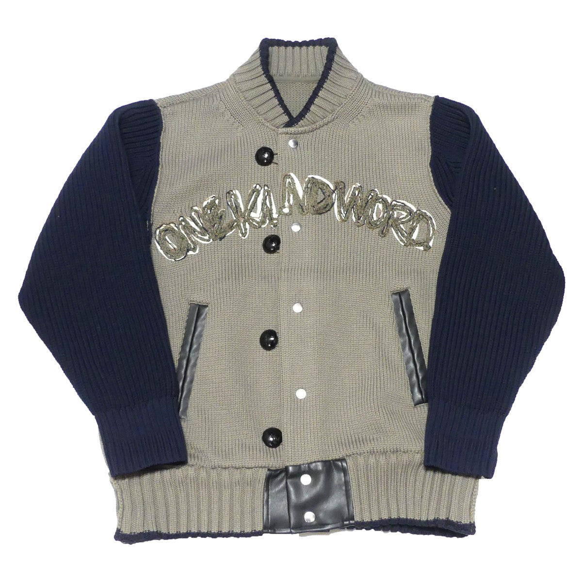 23SS Eric Haze Code Embroidery Knit Blouson ジャケット