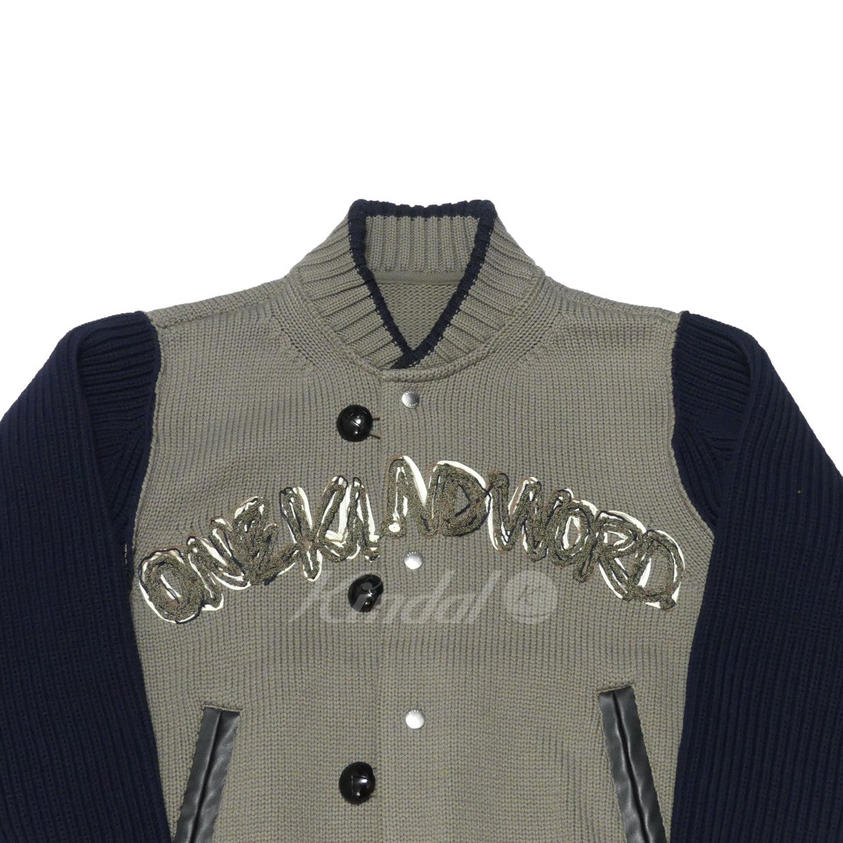 sacai(サカイ) 23SS Eric Haze Code Embroidery Knit Blouson