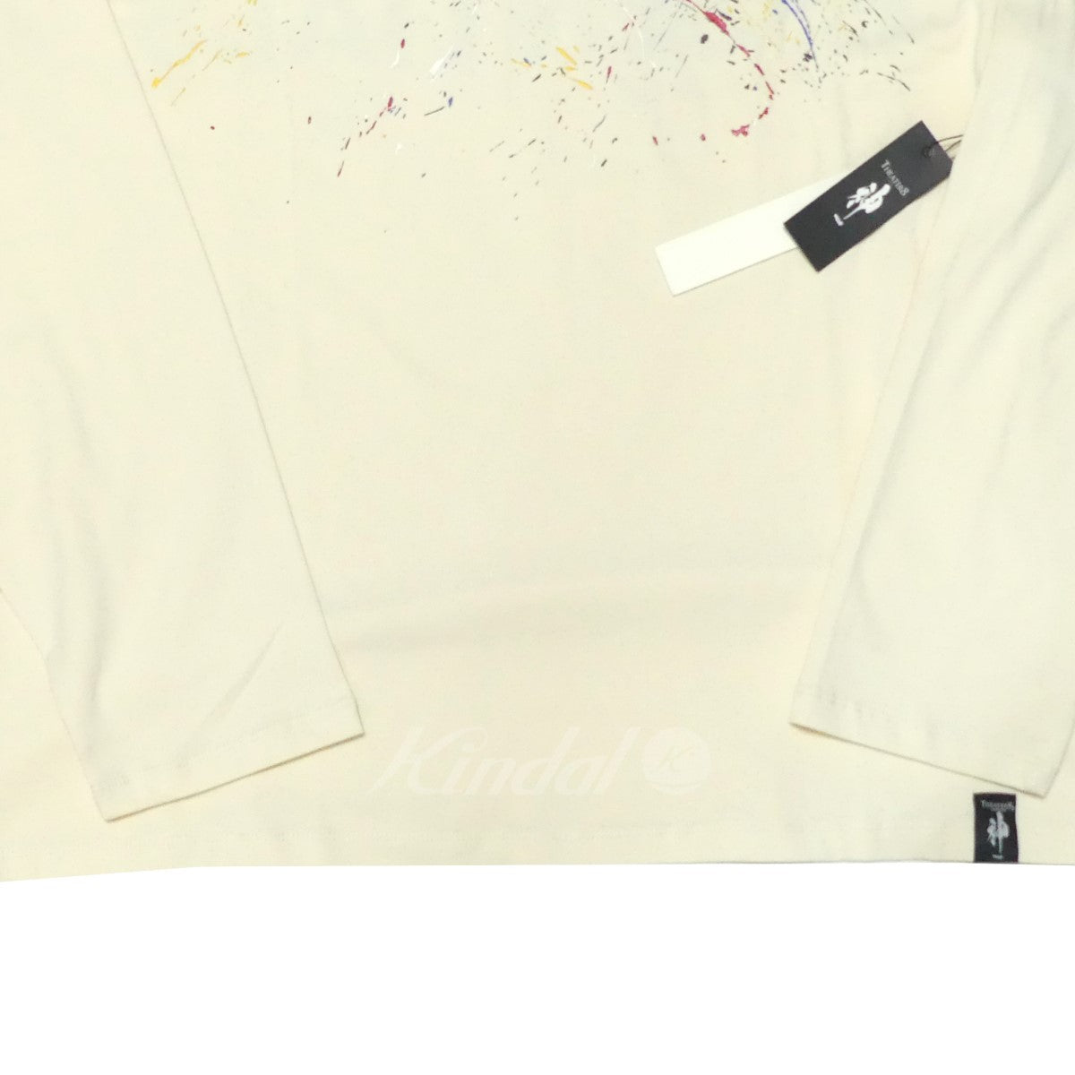 FOG ESSENTIALS(エフオージーエッセンシャルズ) THEATER8 Boxy Long Sleeve T-Shirt バックロゴ  ペンキ加工 Tシャツ