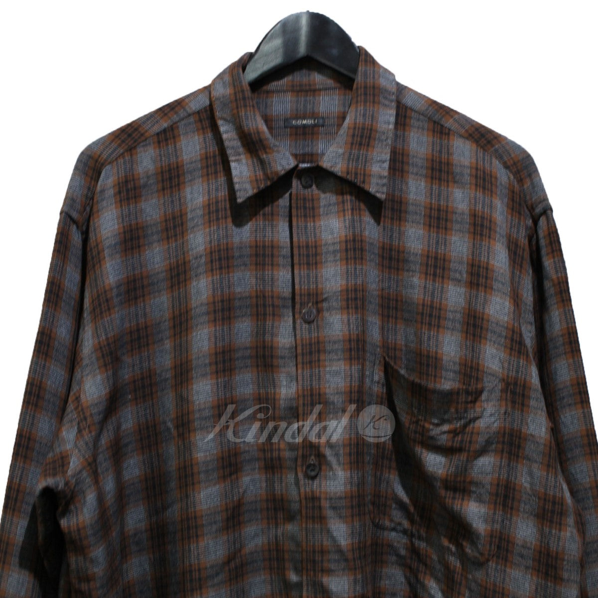 COMOLI(コモリ) 19SS レーヨンオープンカラーシャツ 長袖シャツ