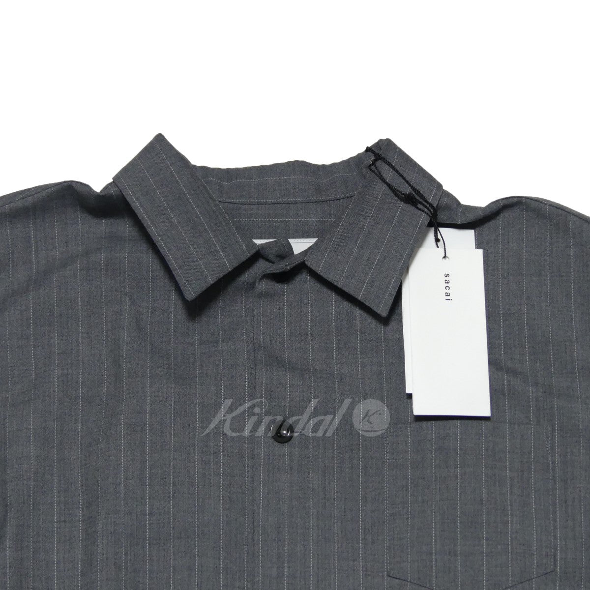 sacai(サカイ) 24SS Chalk Stripe Shirt チョーク ストライプ バックプリーツ シャツ