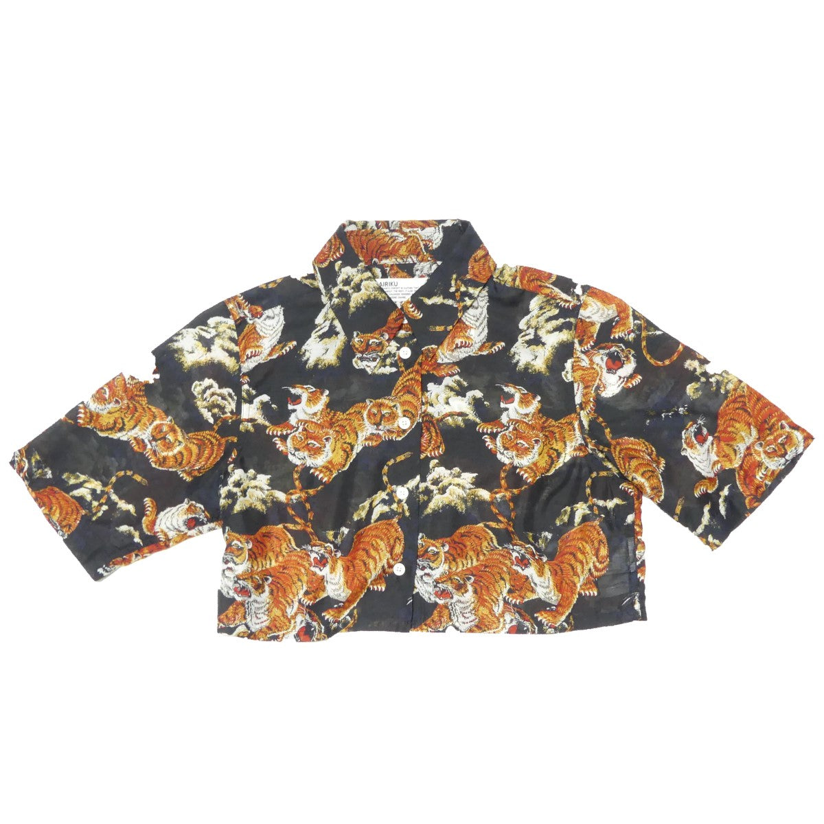 22SS Boy meets Girl Tigar Short Hem Shirt