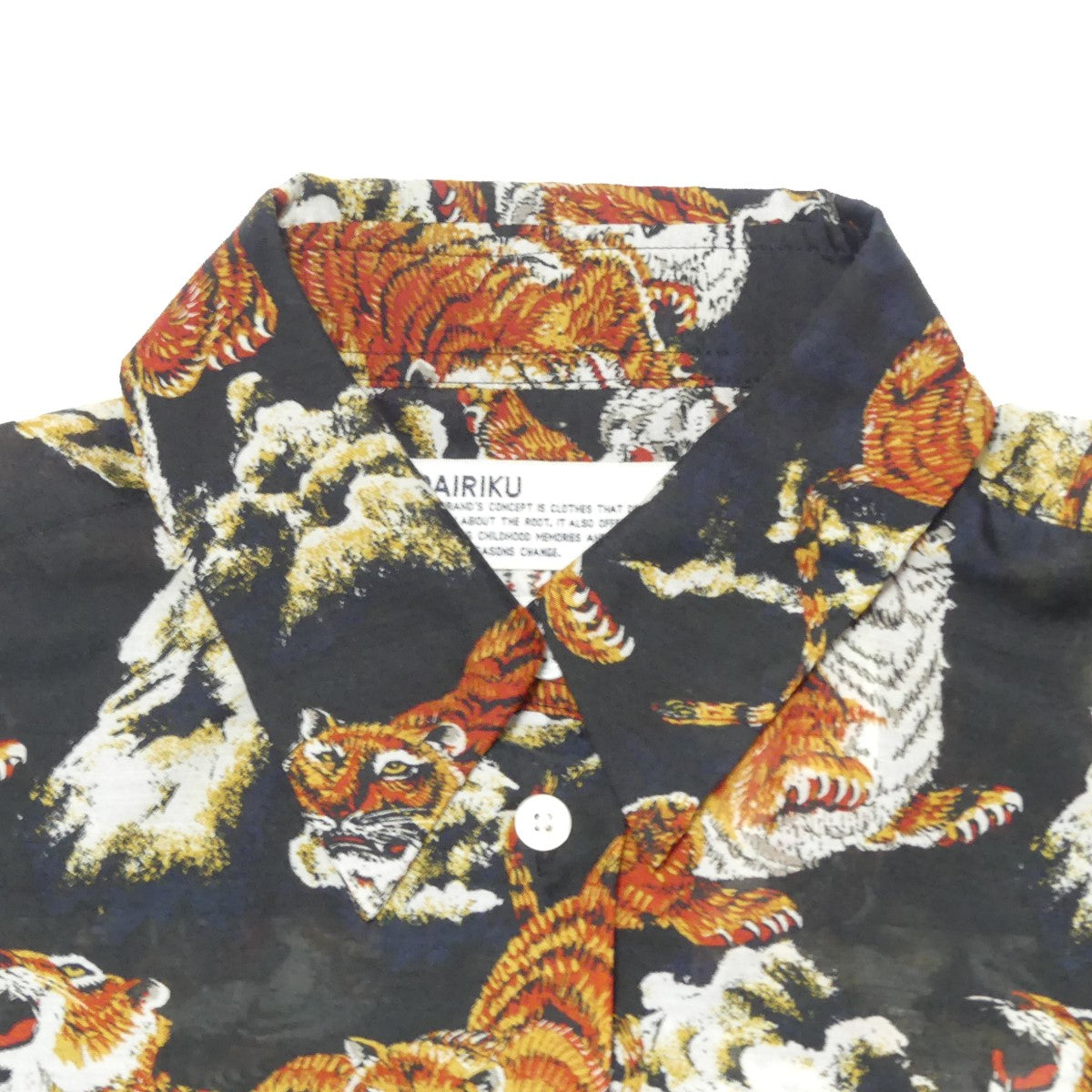 22SS Boy meets Girl Tigar Short Hem Shirt