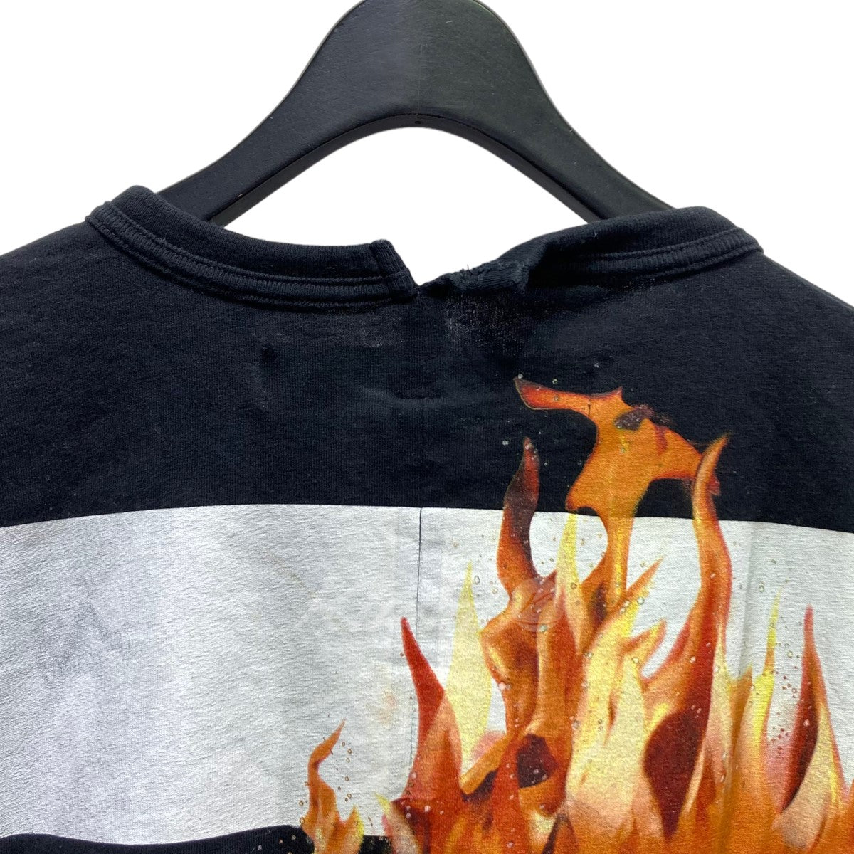 OFF WHITE(オフホワイト) DIAG FIRE SPLICED　Tシャツ　OMAA032S18185078