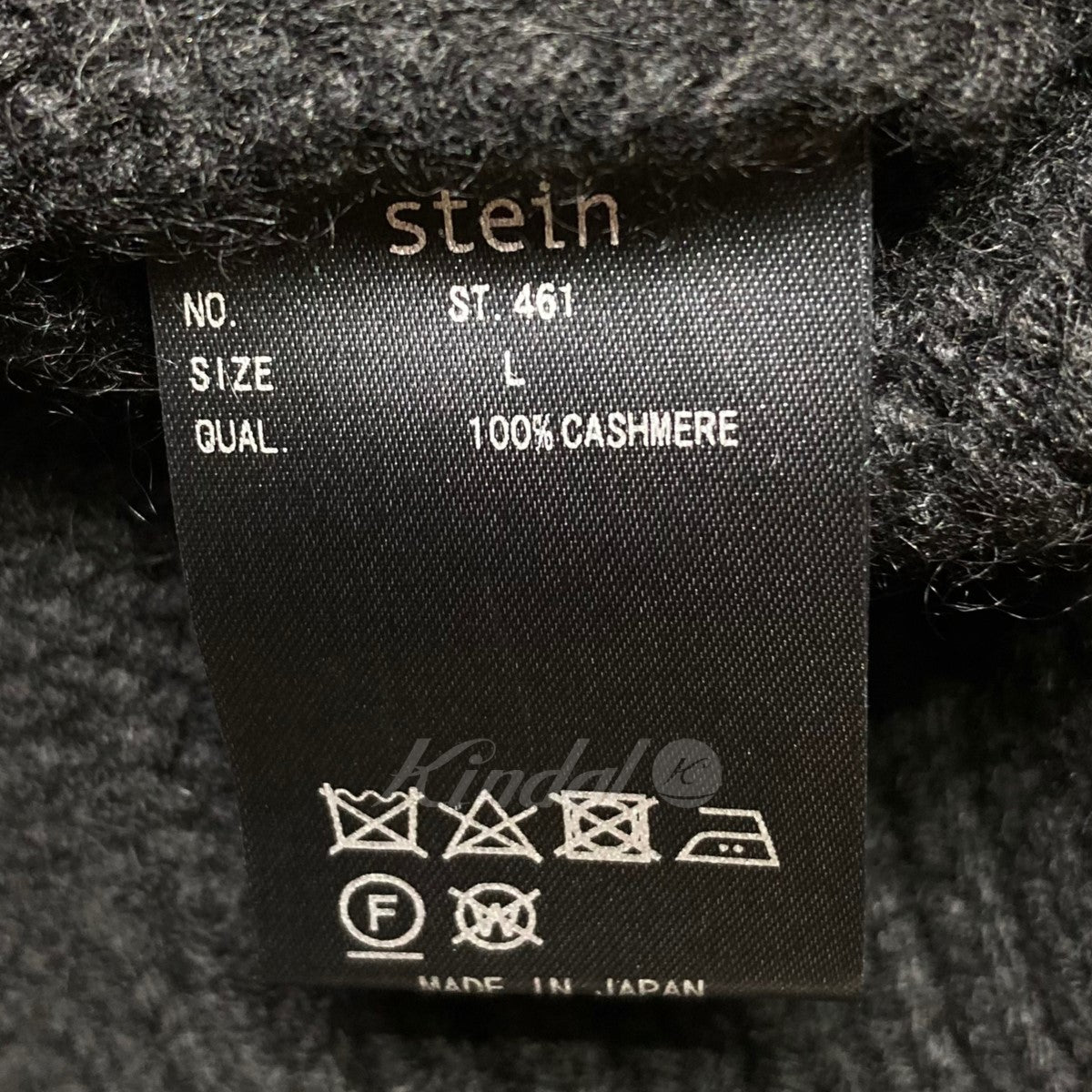 461 CASHMERE BACK BUTTONED KNIT JUMPER【値下げ】