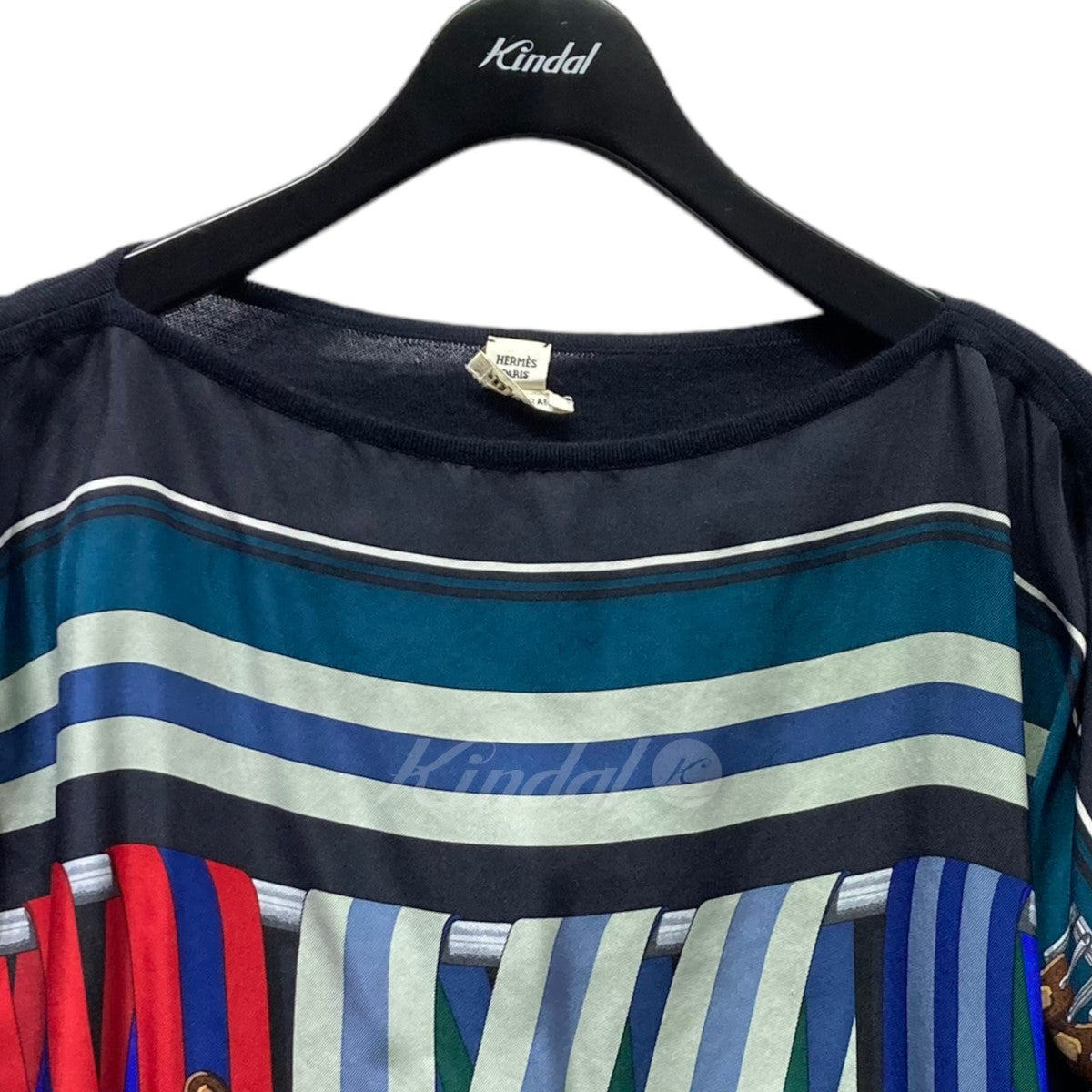 シルク×カシミヤ混　半袖ニットトップス【値下げ】
