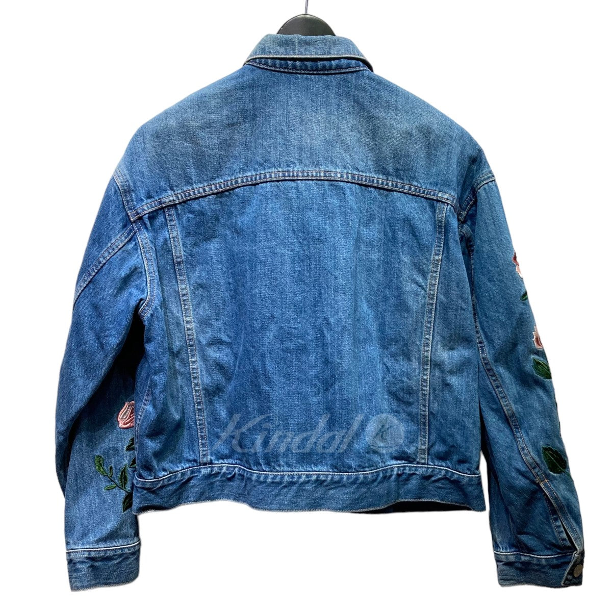 Embroidery Flower G Jean　フラワーモチーフ　デニムジャケット