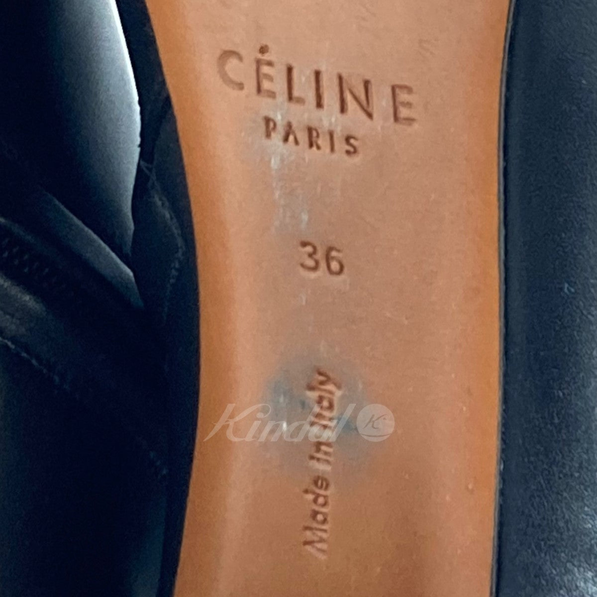 CELINE(セリーヌ) サイドジップ ショートブーツ【値下げ】 ブラック サイズ 36｜【公式】カインドオルオンライン  ブランド古着・中古通販【kindal】