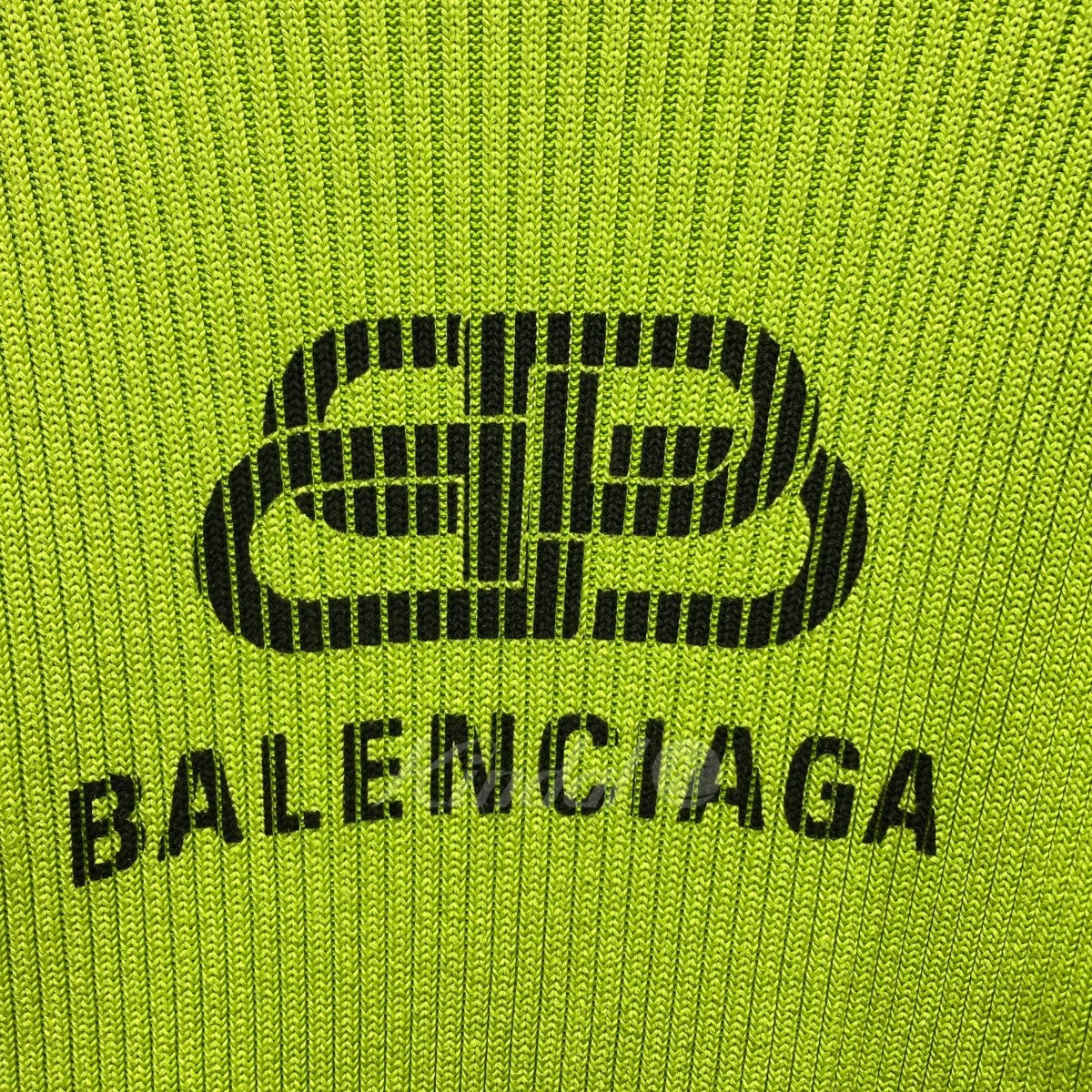 BALENCIAGA(バレンシアガ) ロゴプリントハイネックリブニットセーター 