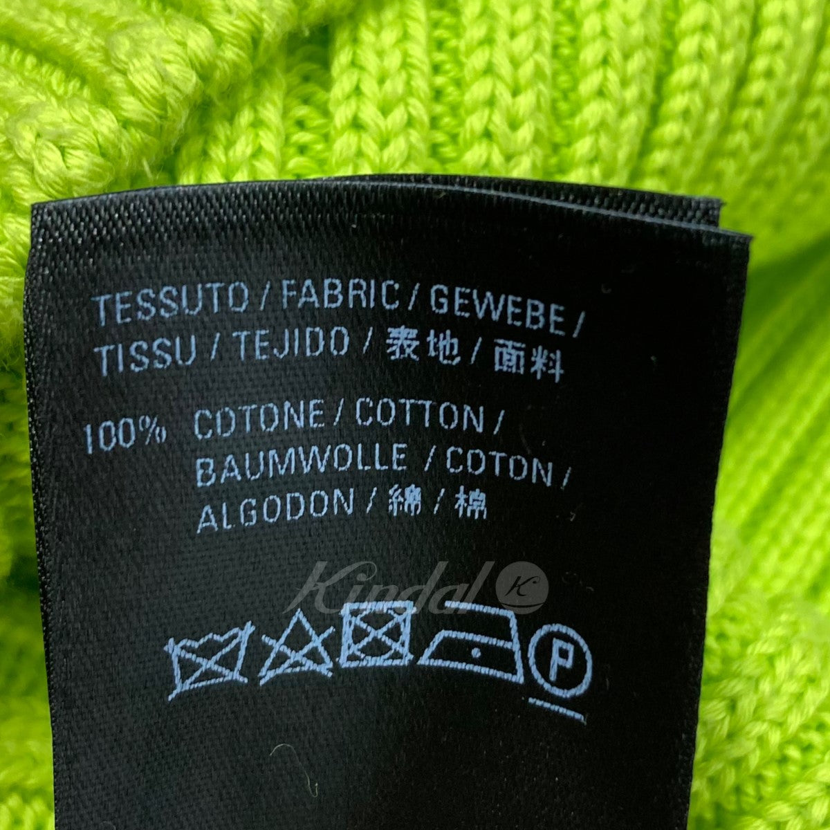 BALENCIAGA(バレンシアガ) ロゴプリントハイネックリブニット