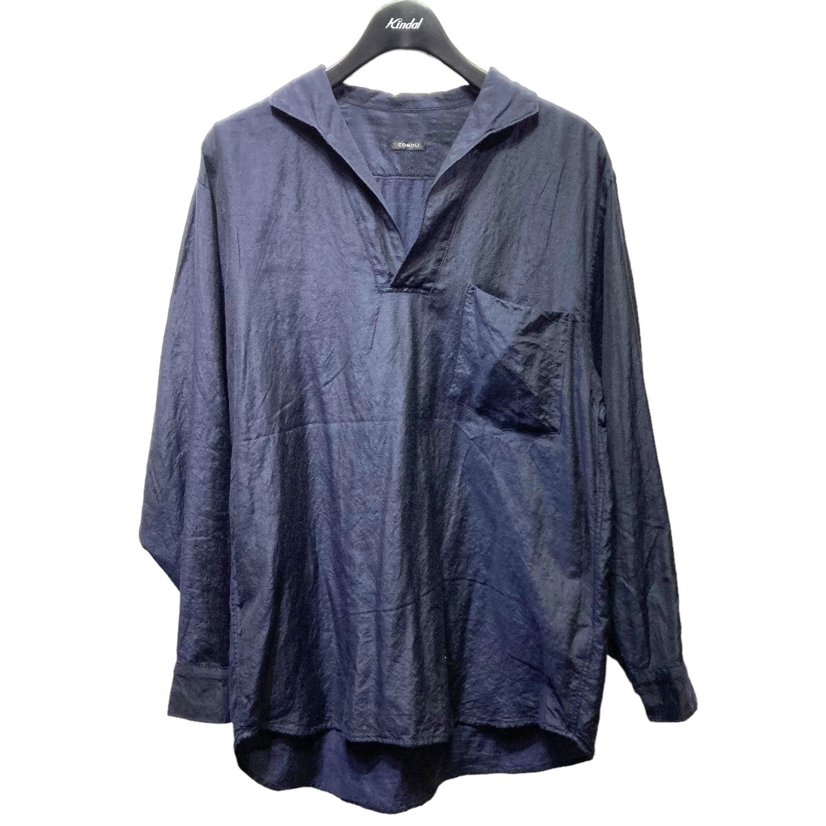 COMOLI(コモリ) 22SS ウールシルクスキッパーシャツ V01-02022 