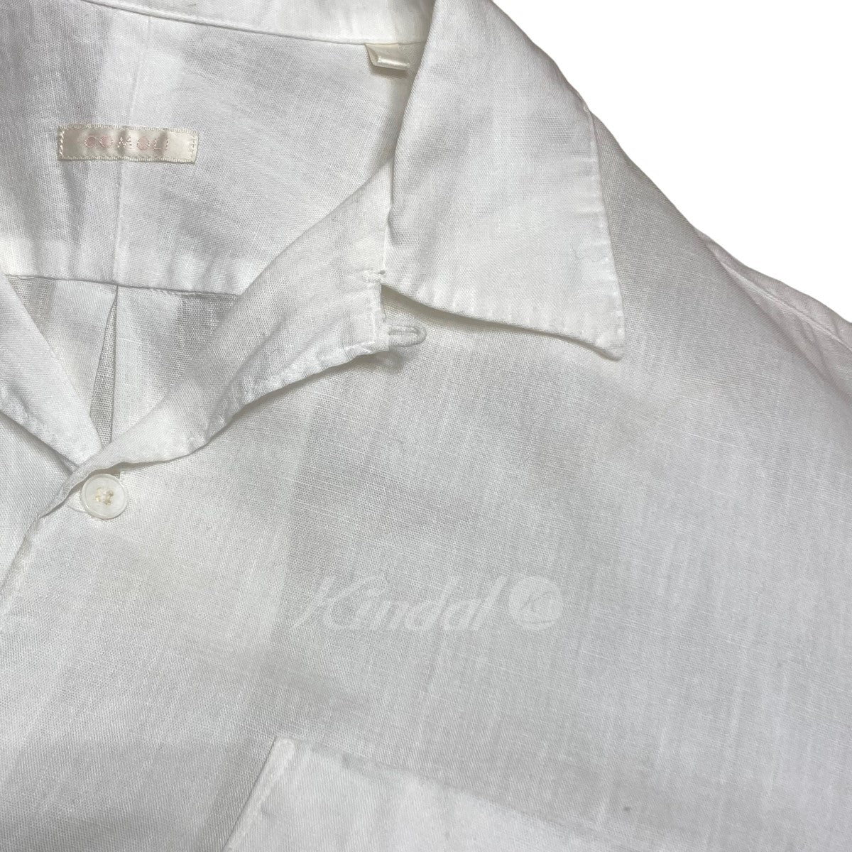 COMOLI(コモリ) ベタシャンオープンカラーシャツ T01-02012 ホワイト 
