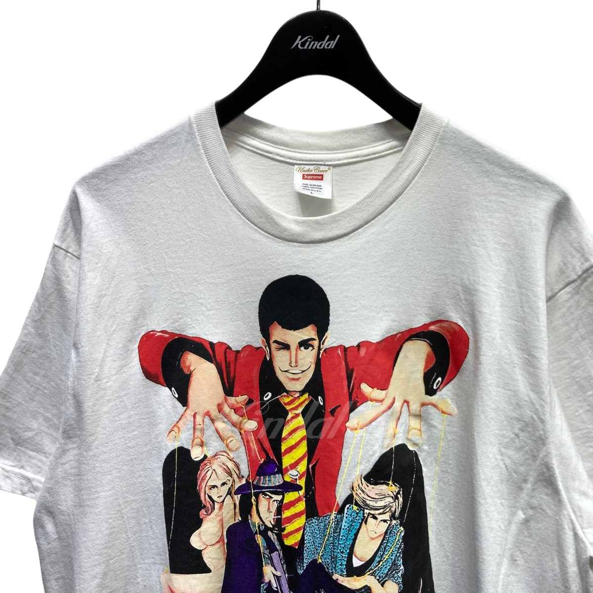 Supreme×UNDERCOVER 23SS Lupin Tee ルパン三世 プリント クルーネック 