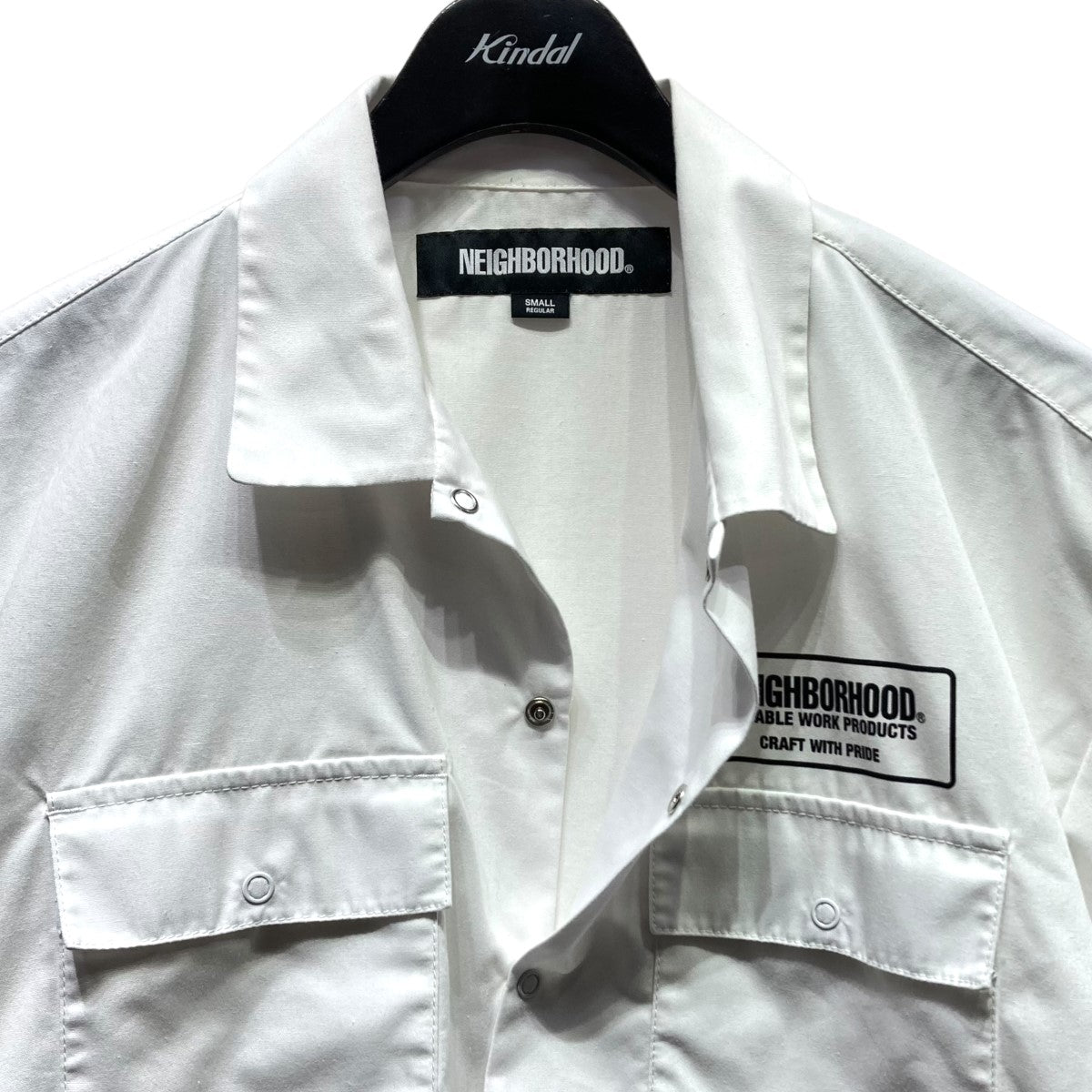 NEIGHBORHOOD(ネイバーフッド) 23SSCLASSIC WORK SHIRT SS半袖シャツ231TSNH-SHM02  231TSNH-SHM02 ホワイト サイズ S｜【公式】カインドオルオンライン ブランド古着・中古通販【kindal】