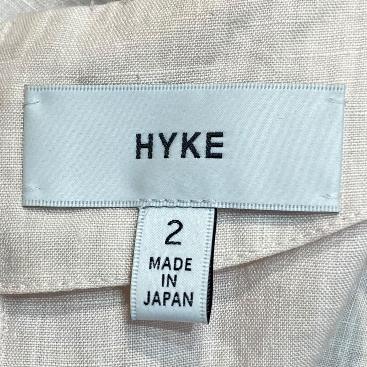 HYKE(ハイク) 22SSLINEN BALLOON SLEEVE TOPブラウス221-15164