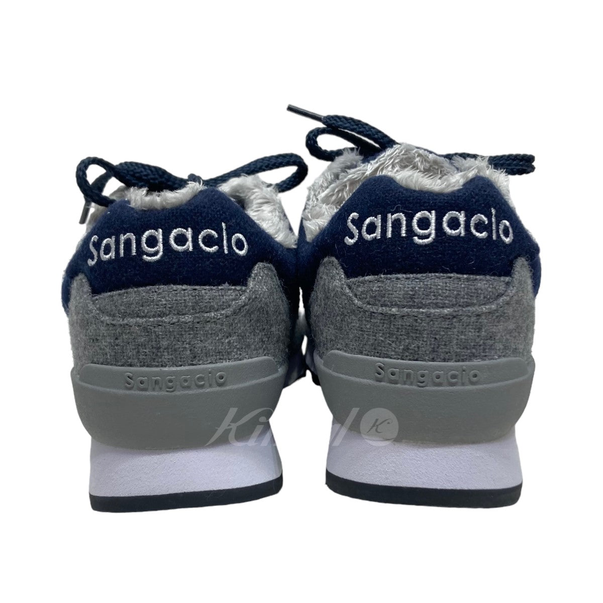 sangacio(サンガッチョ) スニーカー【値下げ】 グレー×ネイビー サイズ 