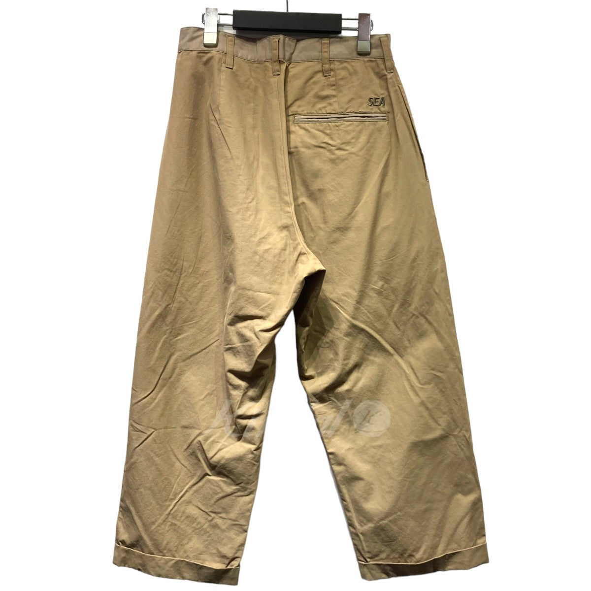 WIND AND SEA(ウィンダンシー) WDS TUCK TROUSERS タックパンツ WDS-20S-PT-05【値下げ】 WDS-20S-PT-05  ベージュ サイズ S｜【公式】カインドオルオンライン ブランド古着・中古通販【kindal】