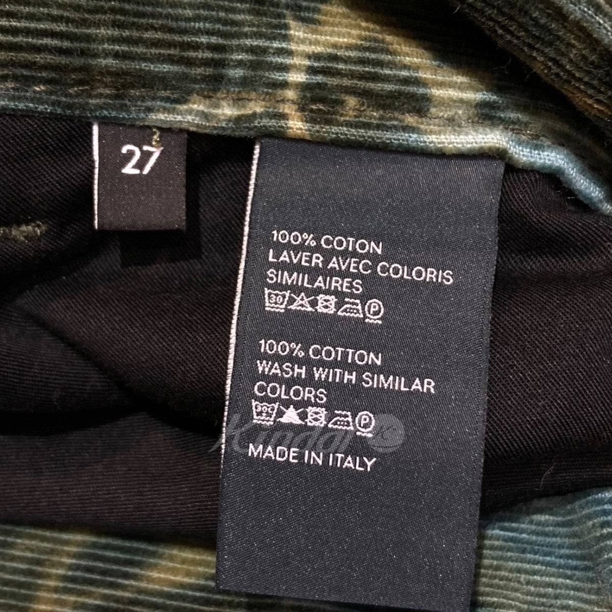 CELINE(セリーヌ) 22SS Elephant Jeans In Indigo Rinse Denim 総柄 