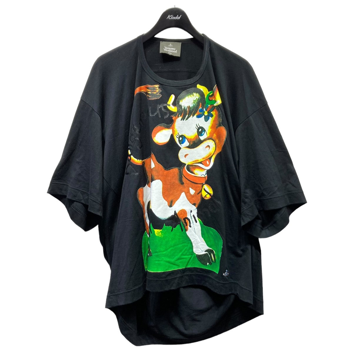 Vivienne Westwood MAN(ヴィヴィアンウエストウッドマン) DANGEROUS ANIMAL ビッグTシャツ 239046  239046 ブラック サイズ 15｜【公式】カインドオルオンライン ブランド古着・中古通販【kindal】