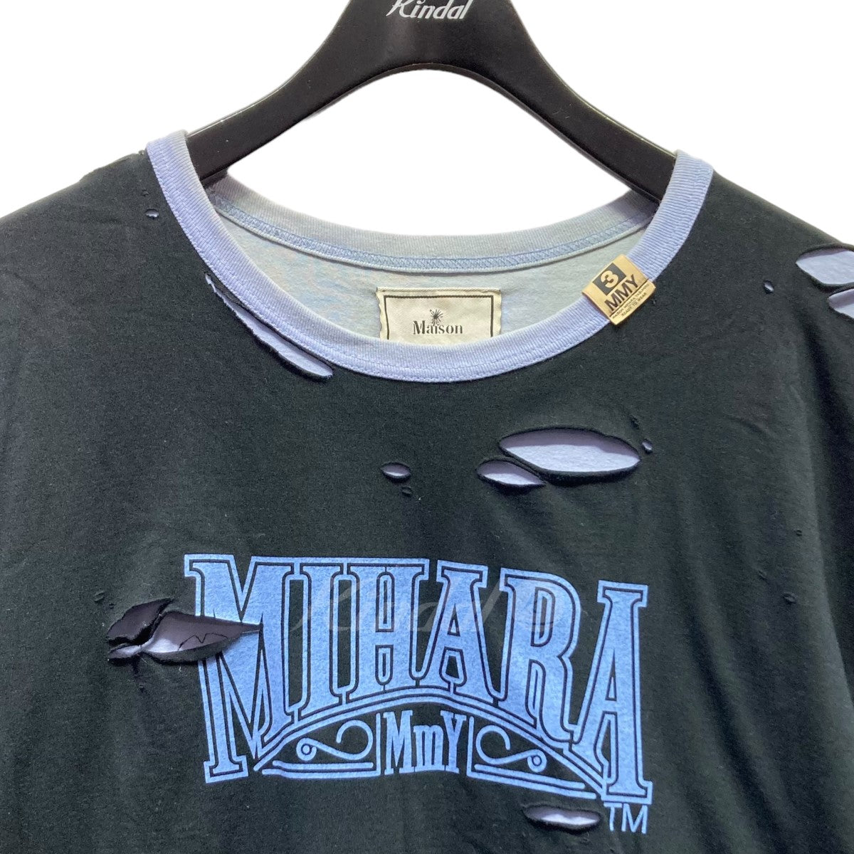 Maison MIHARA YASUHIRO(メゾン ミハラヤスヒロ) 22SS Tシャツ A08TS691 A08TS691 ブラック サイズ  48｜【公式】カインドオルオンライン ブランド古着・中古通販【kindal】