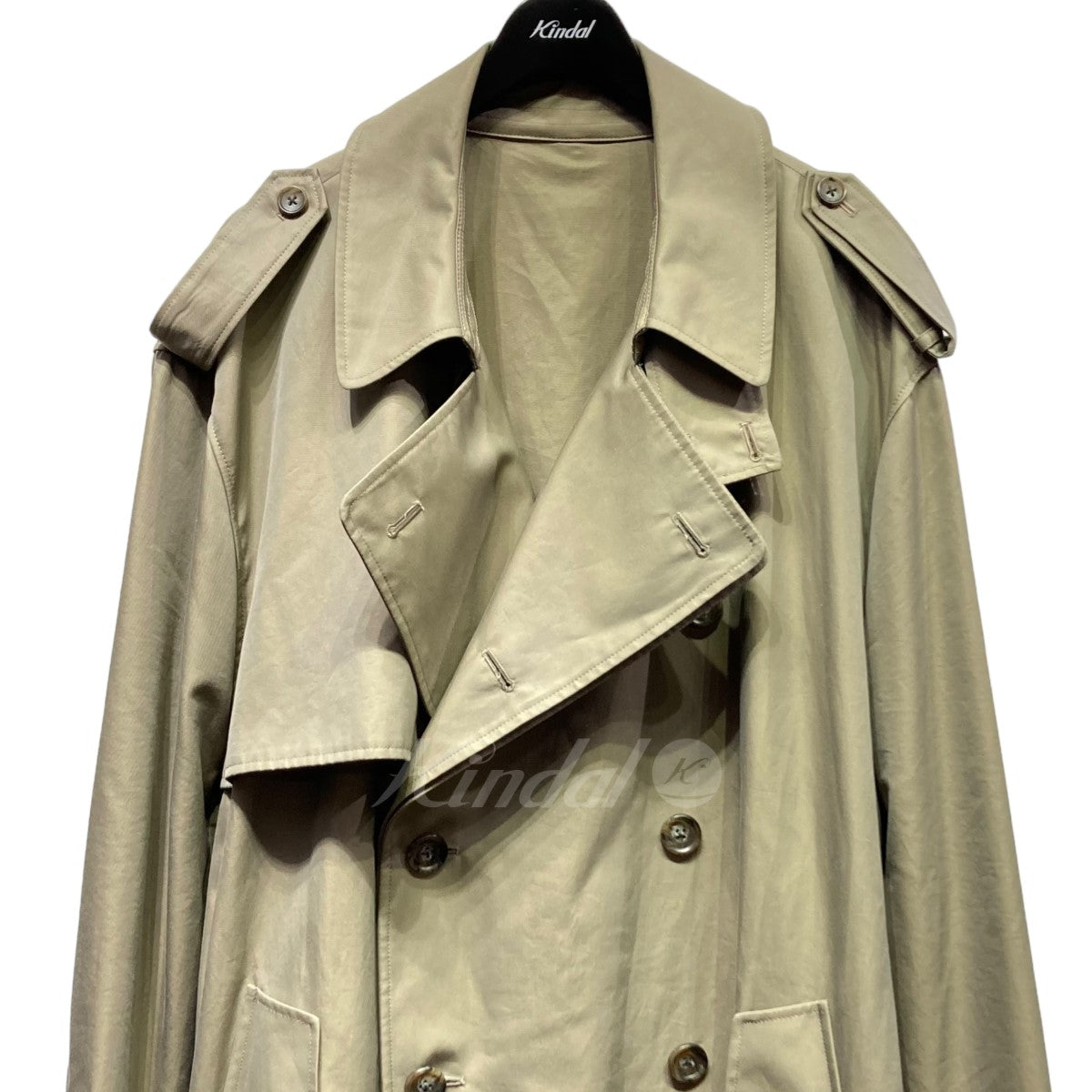 stein(シュタイン) oversized overlaped trench coat トレンチコート ST．274-1 ベージュ サイズ  M｜【公式】カインドオルオンライン ブランド古着・中古通販【kindal】