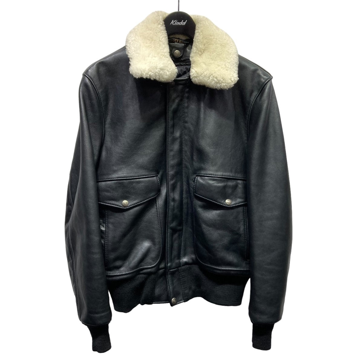 SCHOTT(ショット) ×Ron Herman LEATHER BOMBER FLIGHT レザージャケット 7542 ブラック サイズ  14｜【公式】カインドオルオンライン ブランド古着・中古通販【kindal】