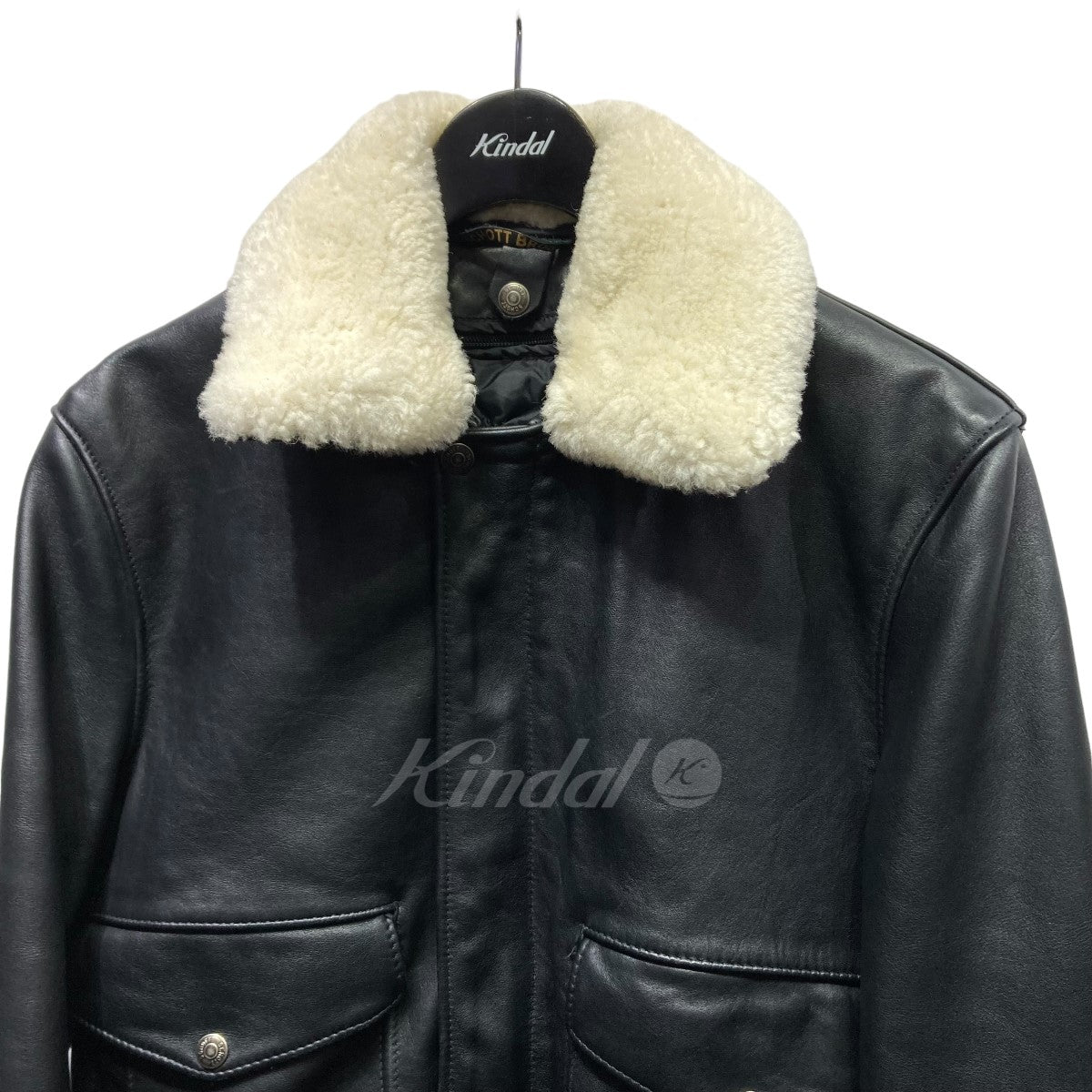 SCHOTT(ショット) ×Ron Herman LEATHER BOMBER FLIGHT レザージャケット 7542 ブラック サイズ  38｜【公式】カインドオルオンライン ブランド古着・中古通販【kindal】