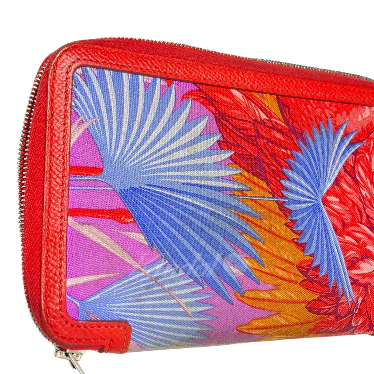 HERMES(エルメス) ヴォーエプソン／ローズジャイプール ラウンドジップ  