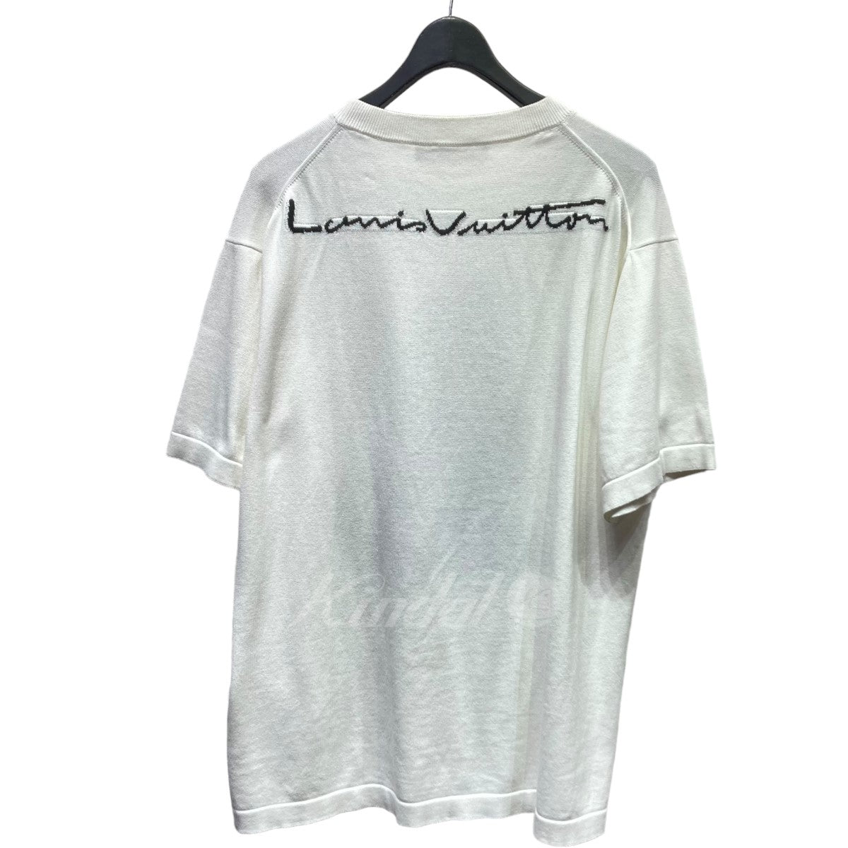 LOUIS VUITTON(ルイヴィトン) 23SS グラフィック ショートスリーブニットウエアTシャツ RM231M JL4HON01W  RM231M JL4HON01W アイボリー サイズ L｜【公式】カインドオルオンライン ブランド古着・中古通販【kindal】