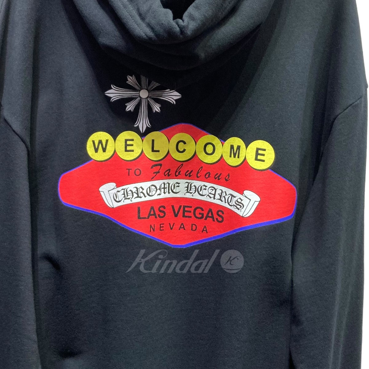 CHROME HEARTS(クロムハーツ) Las Vegas Limited Pullover Hoodie プルオーバーパーカー  023-046108 ブラック サイズ ＸＬ｜【公式】カインドオルオンライン ブランド古着・中古通販【kindal】