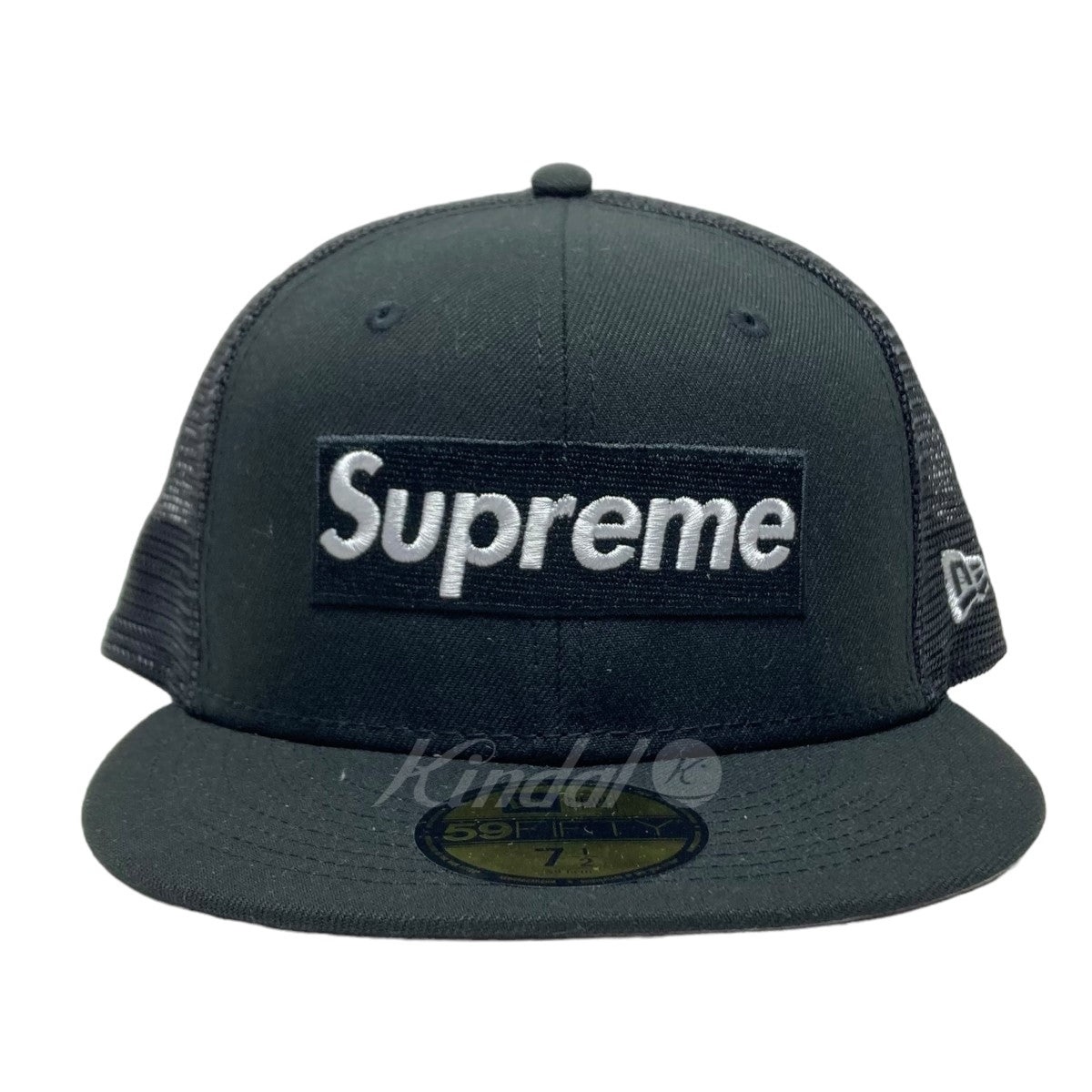 Supreme x New Era(シュプリーム ニューエラ) BOX LOGO CAP キャップ ブラック サイズ 59．6ｃｍ（7  1／2）｜【公式】カインドオルオンライン ブランド古着・中古通販【kindal】