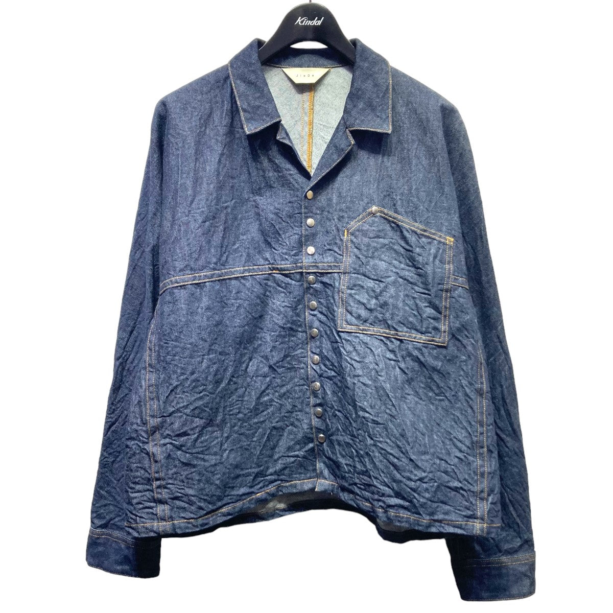 SNAP BUTTON DENIM SHIRT　デニムシャツジャケット　jie-22s-sh10