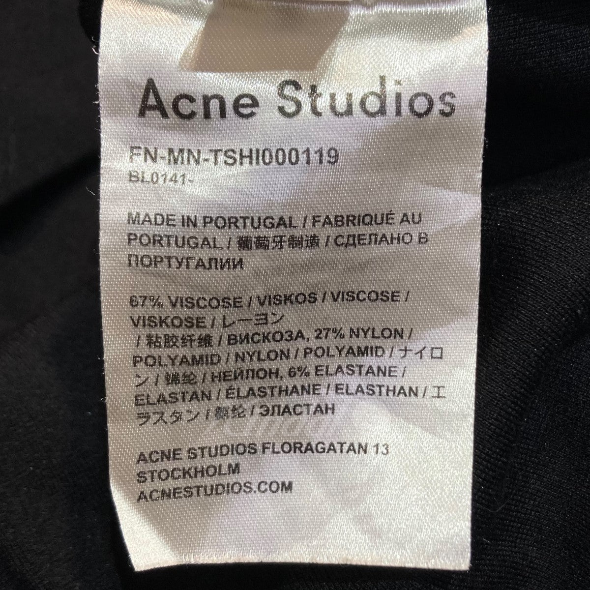 ACNE STUDIOS(アクネストゥディオズ) Tシャツ FN-MN-TSHI000119 FN-MN ...