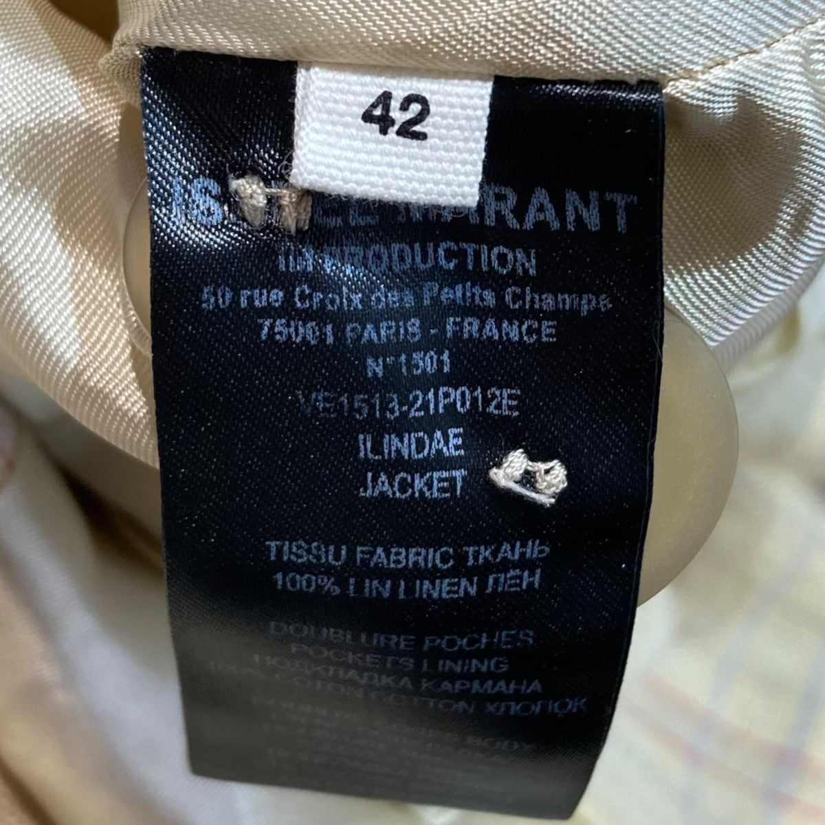 テーラードジャケットVE1513-21P012E