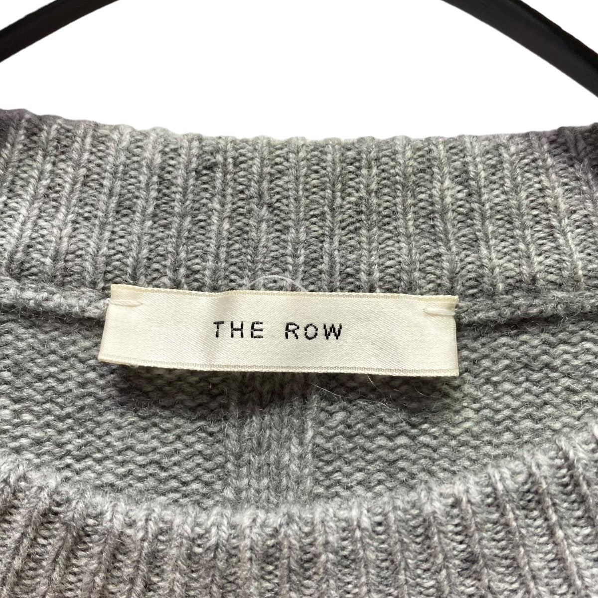 THE ROW(ザ・ロウ) カシミヤ混ウールニットセーター5582-Y184 5582-Y184 グレー サイズ XS｜【公式】カインドオルオンライン  ブランド古着・中古通販【kindal】